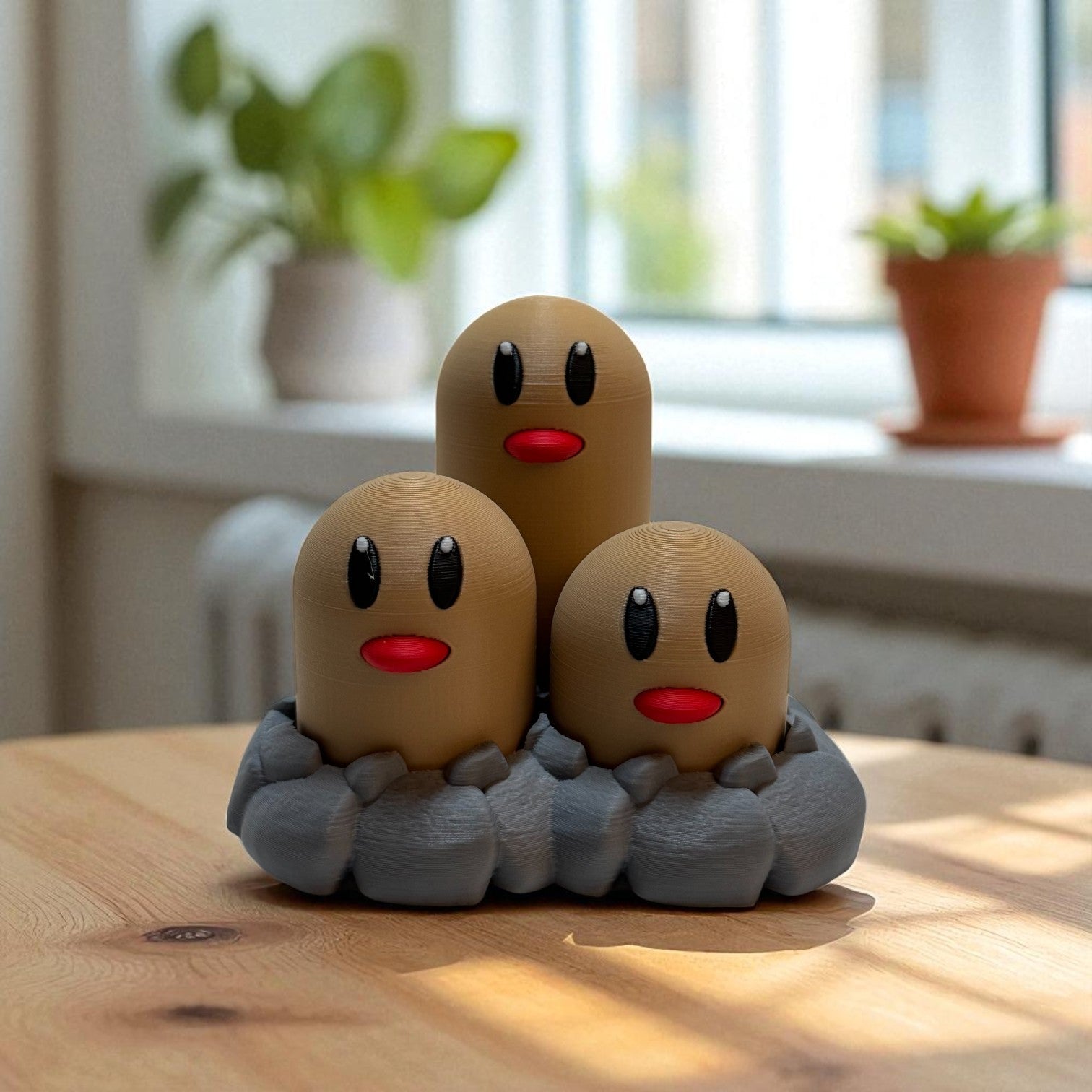 Clicking Ground-Dweller Trio Fidget Figurine