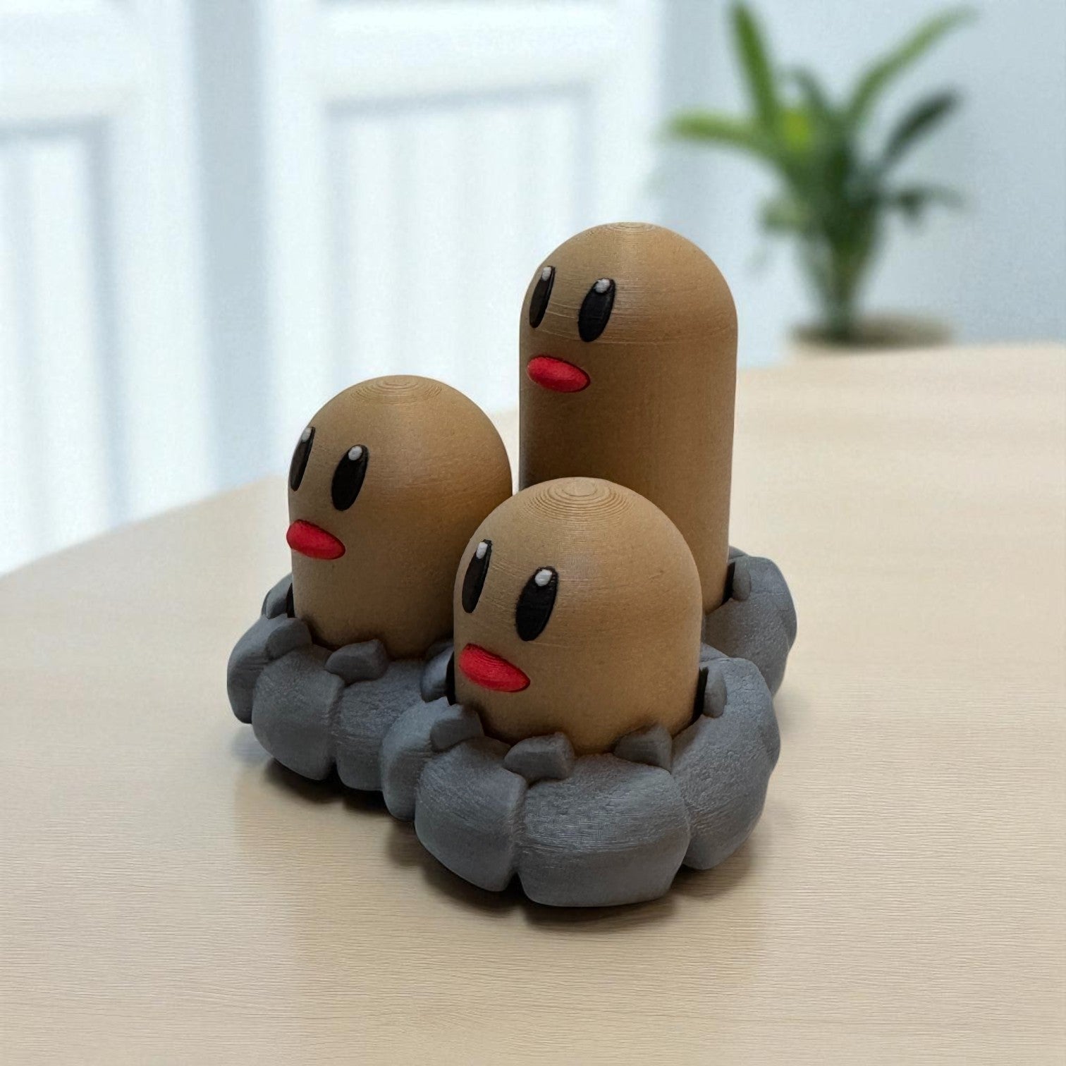 Clicking Ground-Dweller Trio Fidget Figurine